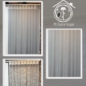 Cortinas Verticales Gris 1,20 x 2,40 Alto