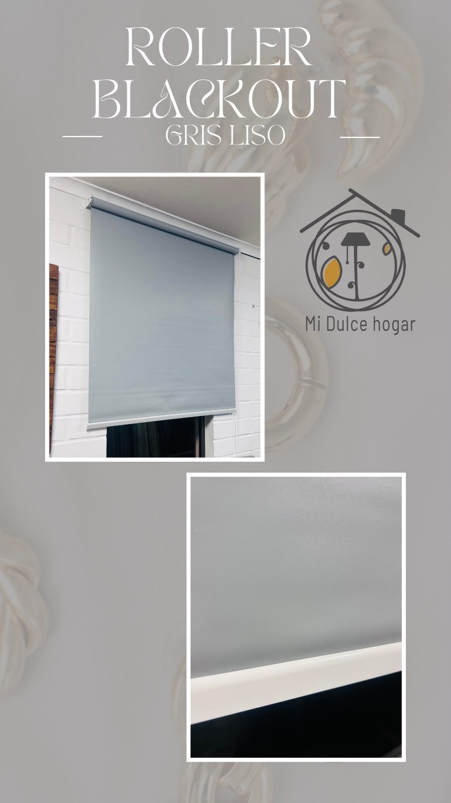 Blackout Gris Liso 2,00 x 2,00 Alto